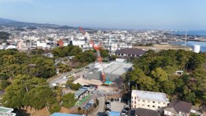 島原市温水プール（建設中）